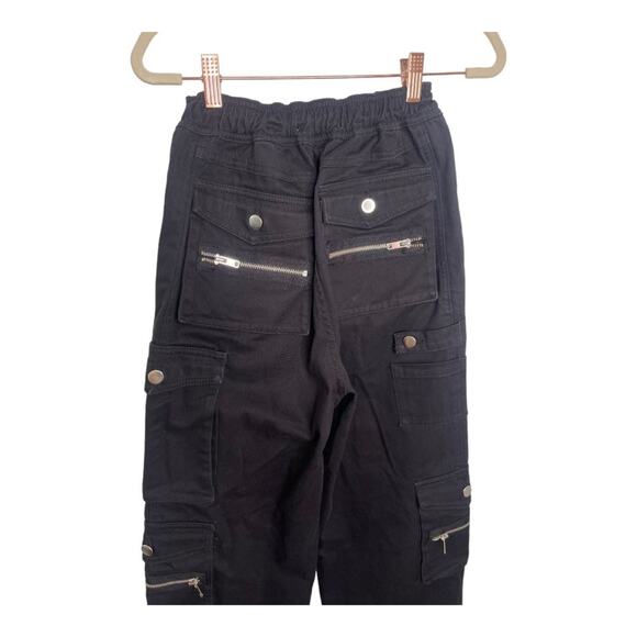 EB Denim Cargo Pants High Rise 100% Cotton Utility Y2K Goth Streetwear Baggy XS - Picture 12 of 16